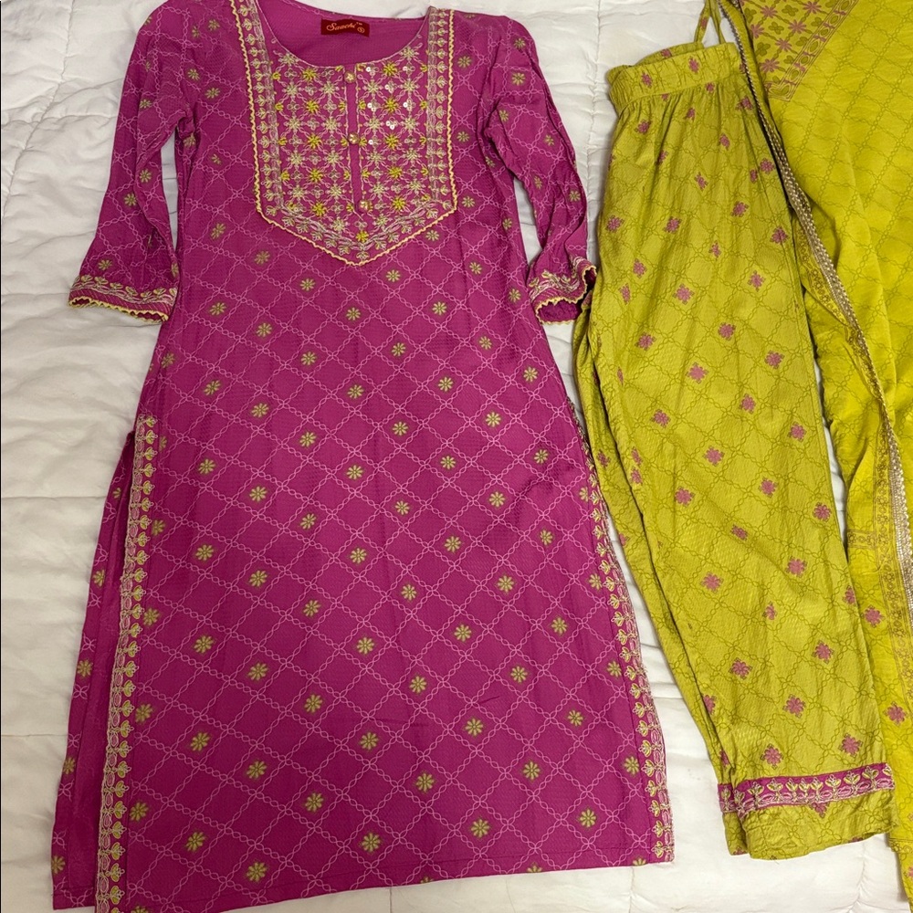 3pcs Kurtha set - Picture 2 of 6
